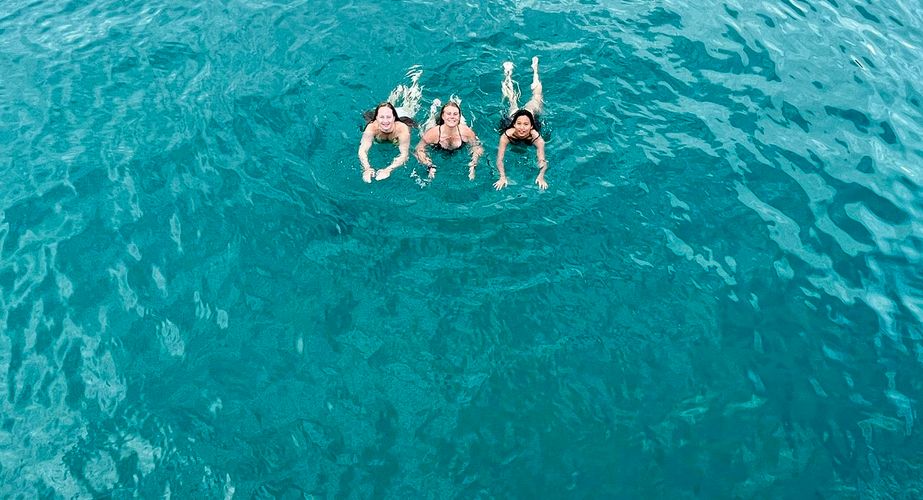 Boottocht zwemmen Boottocht zwemmen